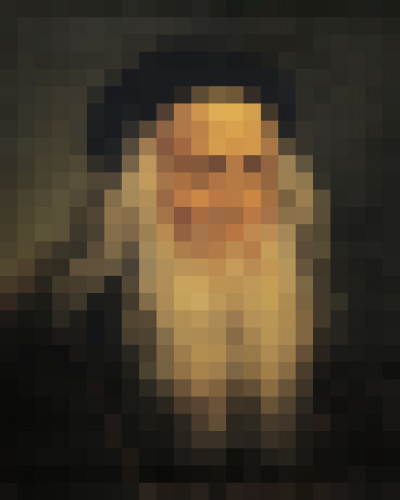 Pixelated portrait