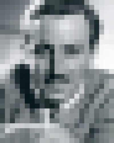 Pixelated portrait